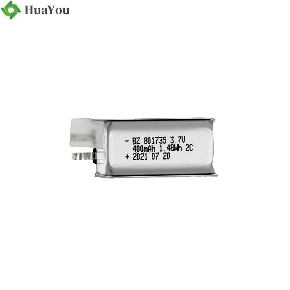 Manufacturer Supply 400mAh Lithium Batteries