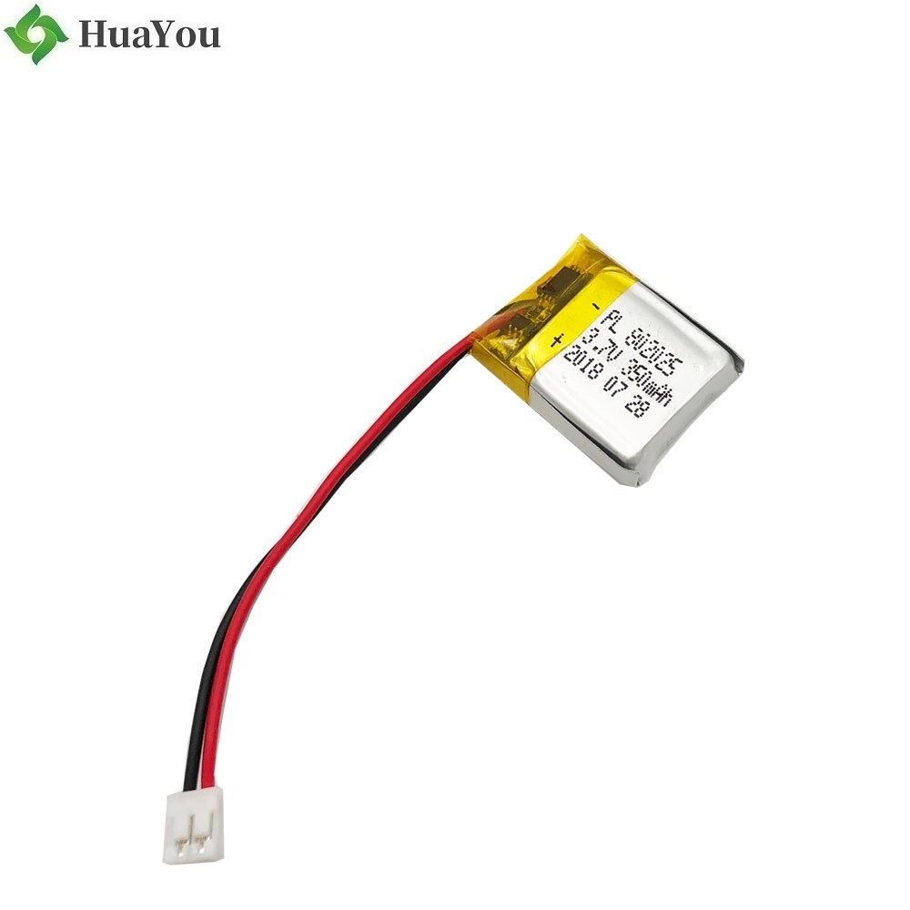 350mah 3.7V Rechargeable Li-polymer Battery