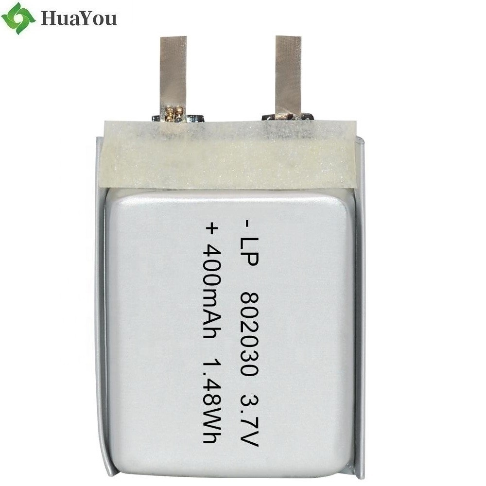 802030 400mAh 3.7V Lipo Battery