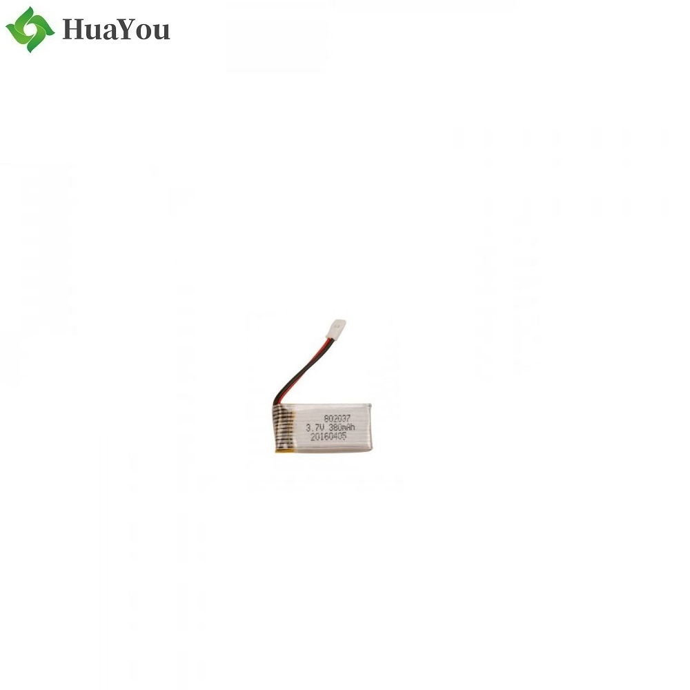 802037 380mAh 15C 3.7V High Rate Battery For RC Models