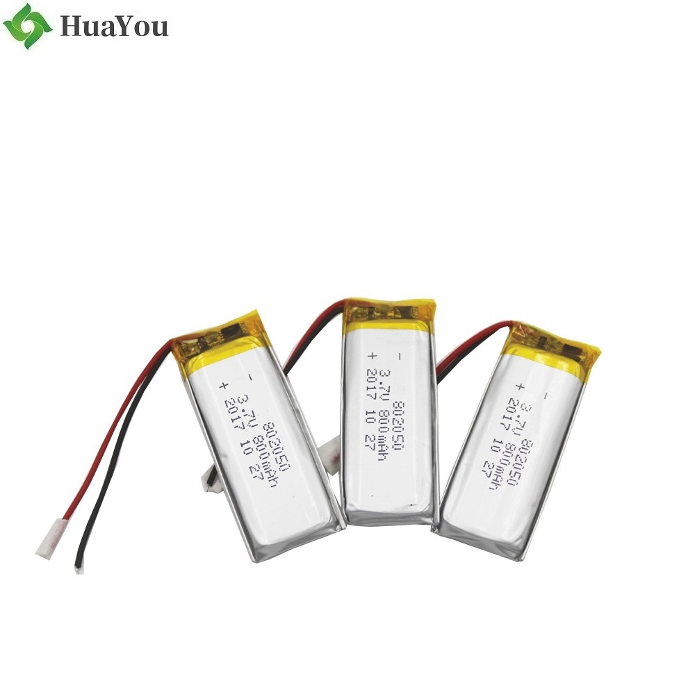 802050 800mAh 3.7V Lipo Battery with KC Certification