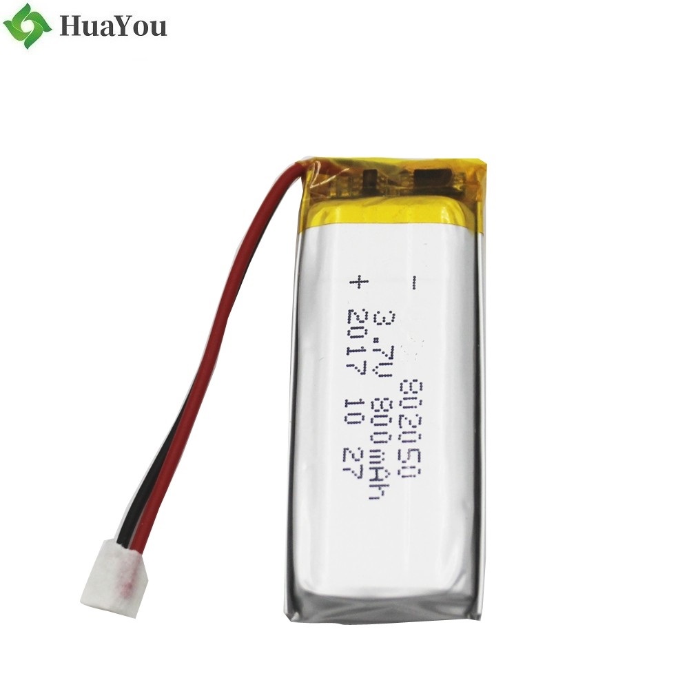 802050 800mAh 3.7V Lipo Battery with KC Certification