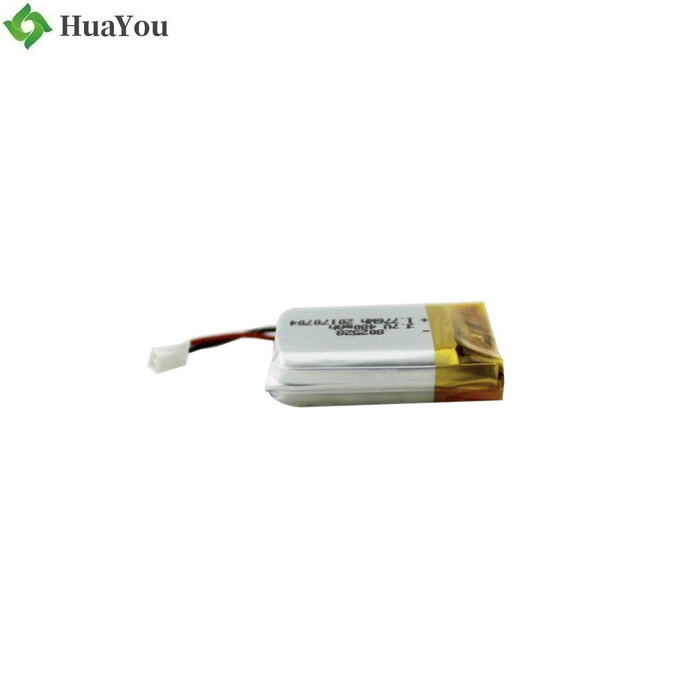 802528 480mAh 3.7V LiPo Battery For Digital Products with KC Certificate