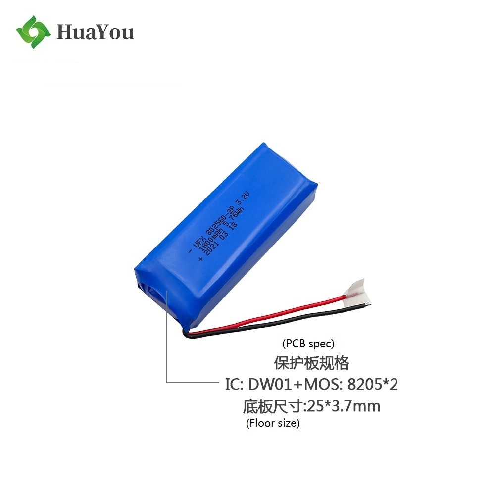Chinese Lithium Cell Factory Direct sales 1800mAh LiFePO4 Battery