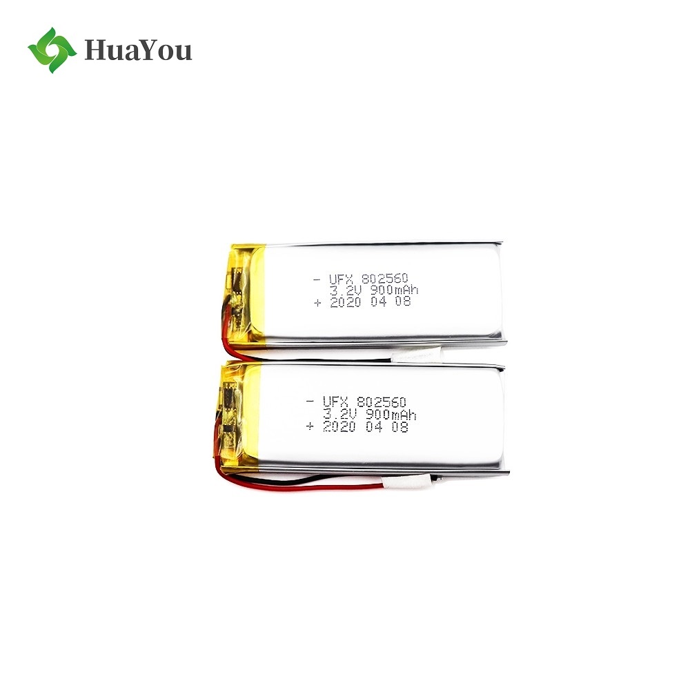 802560 3.2V Lithium Iron Phosphate Battery