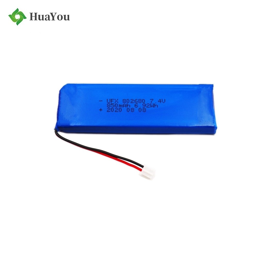 850mAh Bluetooth Speaker Lithium Ion Battery