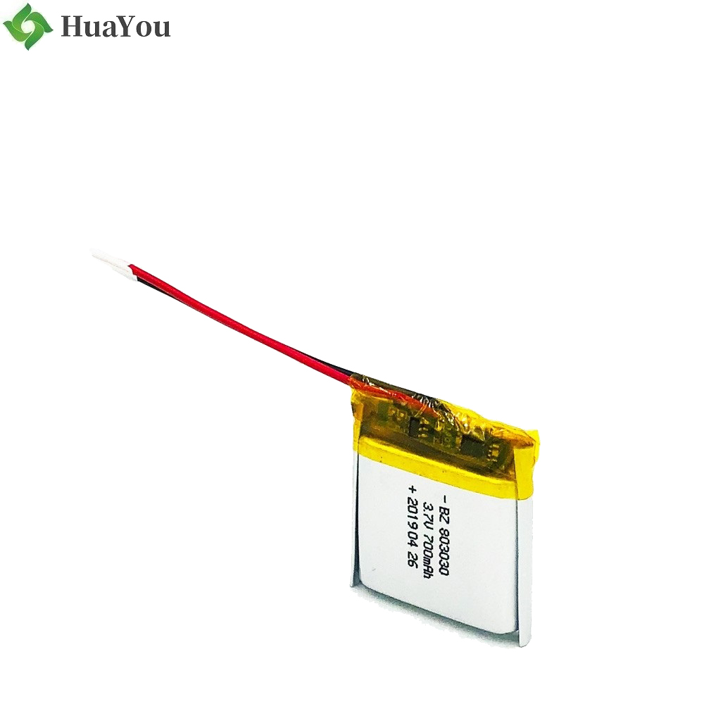 803030 3.7v 700mAh Lithium Battery