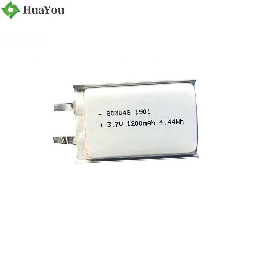 803048 1200mAh 3.7V Li-Polymer Battery