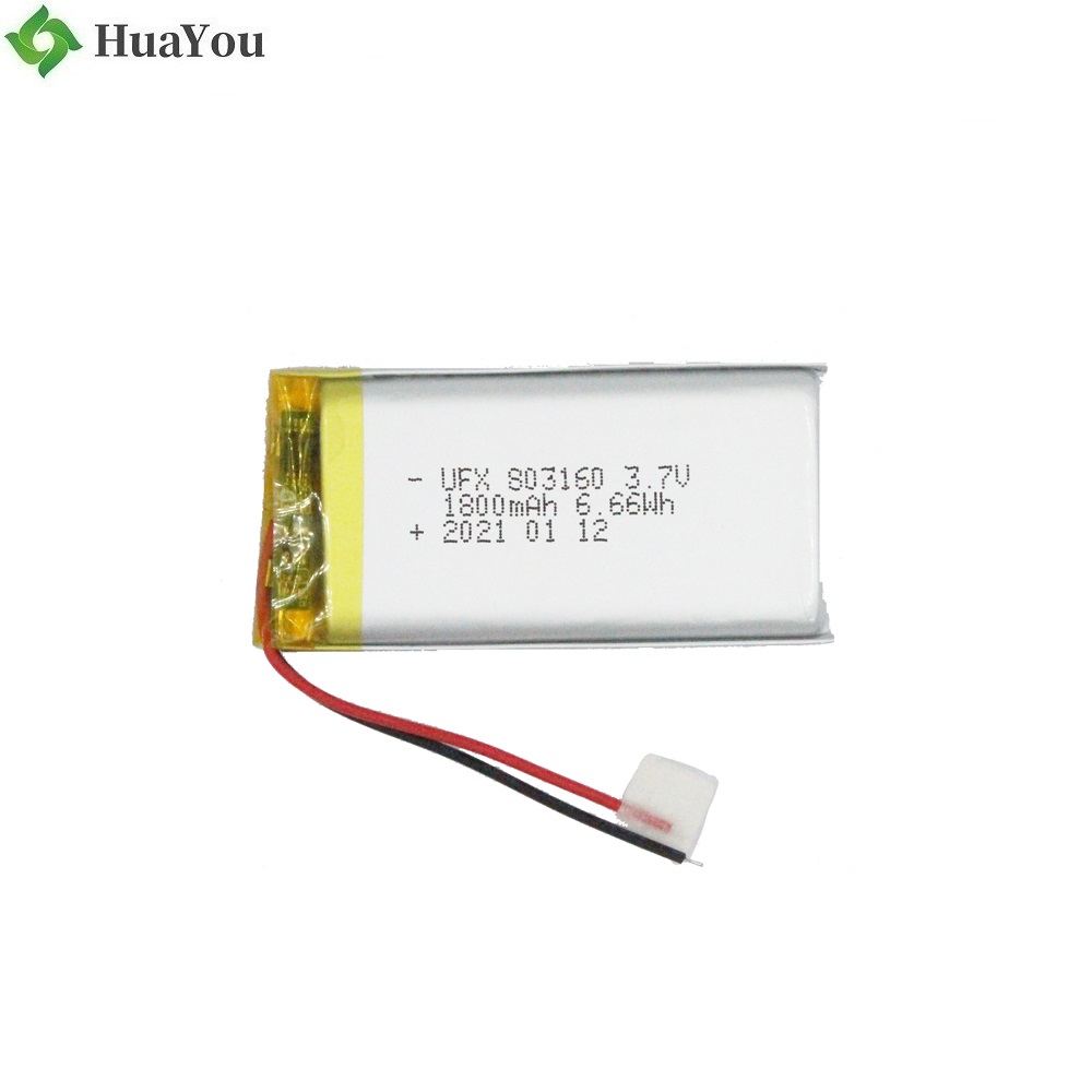 1800mAh Bluetooth SpeakerLithium Polymer Battery