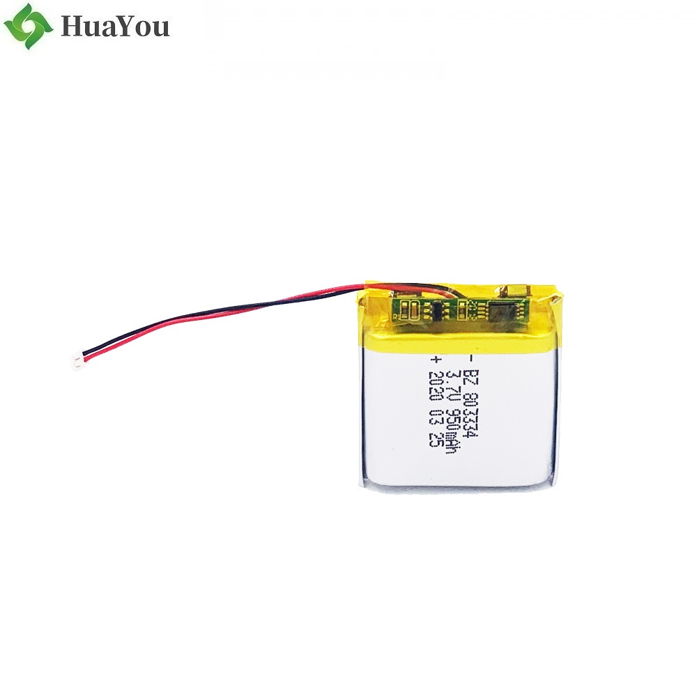 950mAh 3.7V Made In China Rechargeable Li-ion Battery