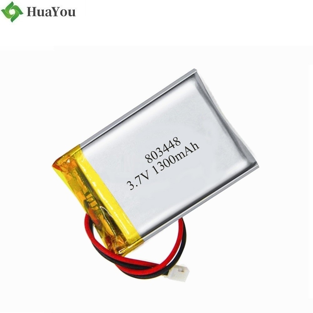 803448 1300mAh 3.7V  LiPo Battery
