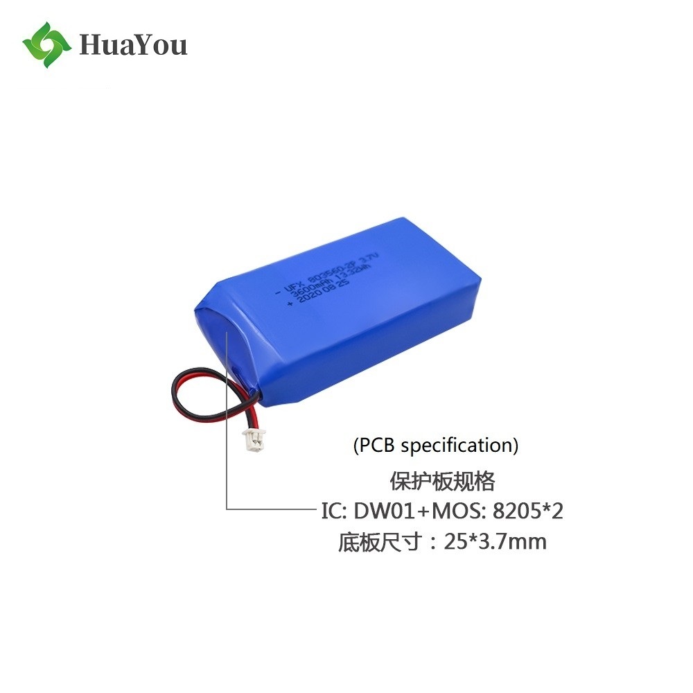 China Supplier Wholesale 3600mAh Lithium Polymer Battery