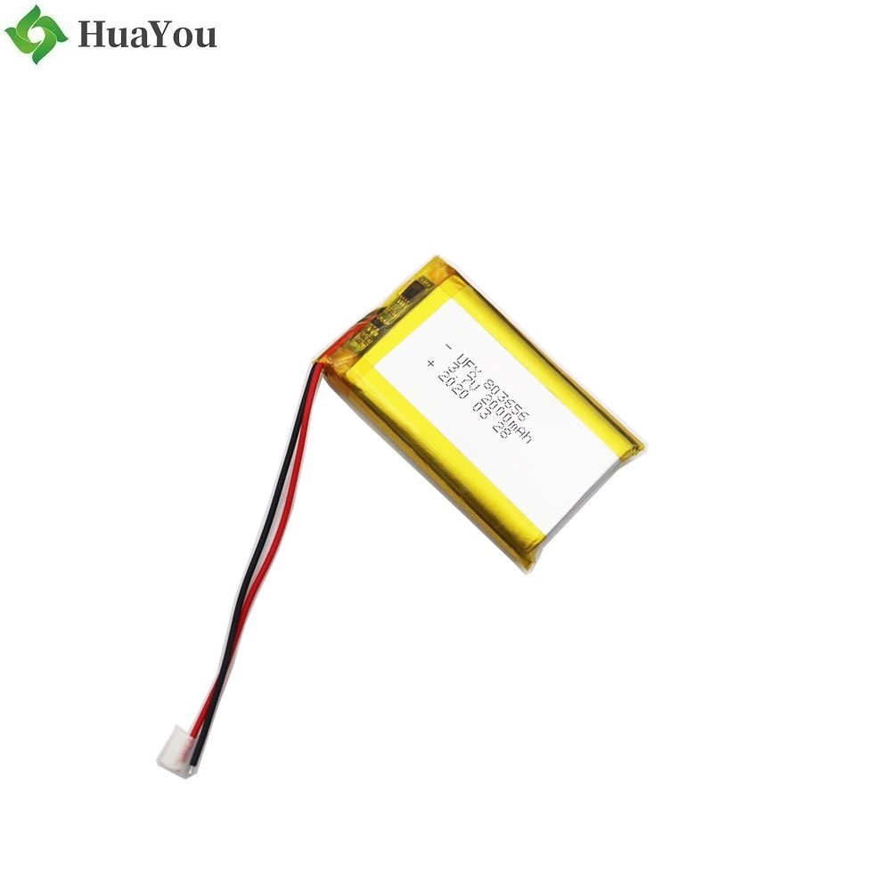 803656 2000mAh 3.7V Li-Polymer Battery 