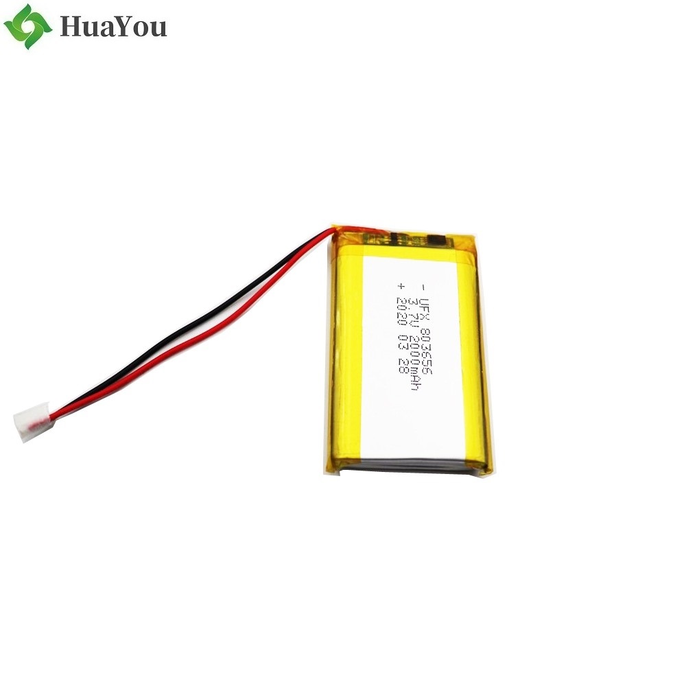803656 2000mAh 3.7V Li-Polymer Battery 