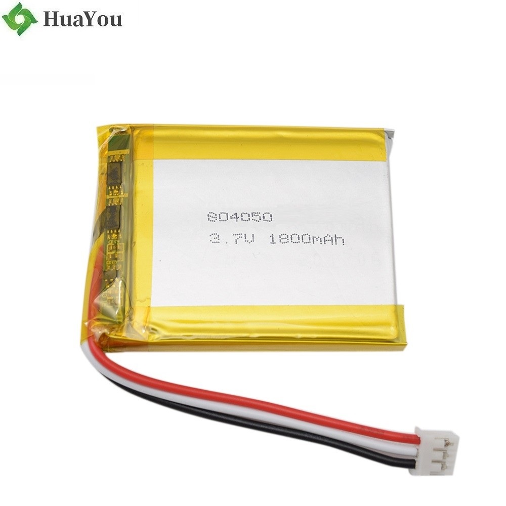 804050 1800mAh 3.7V  LiPo Battery 