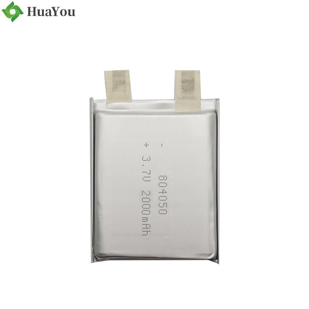 804050 2000mAh 3.7V Li-Polymer Battery