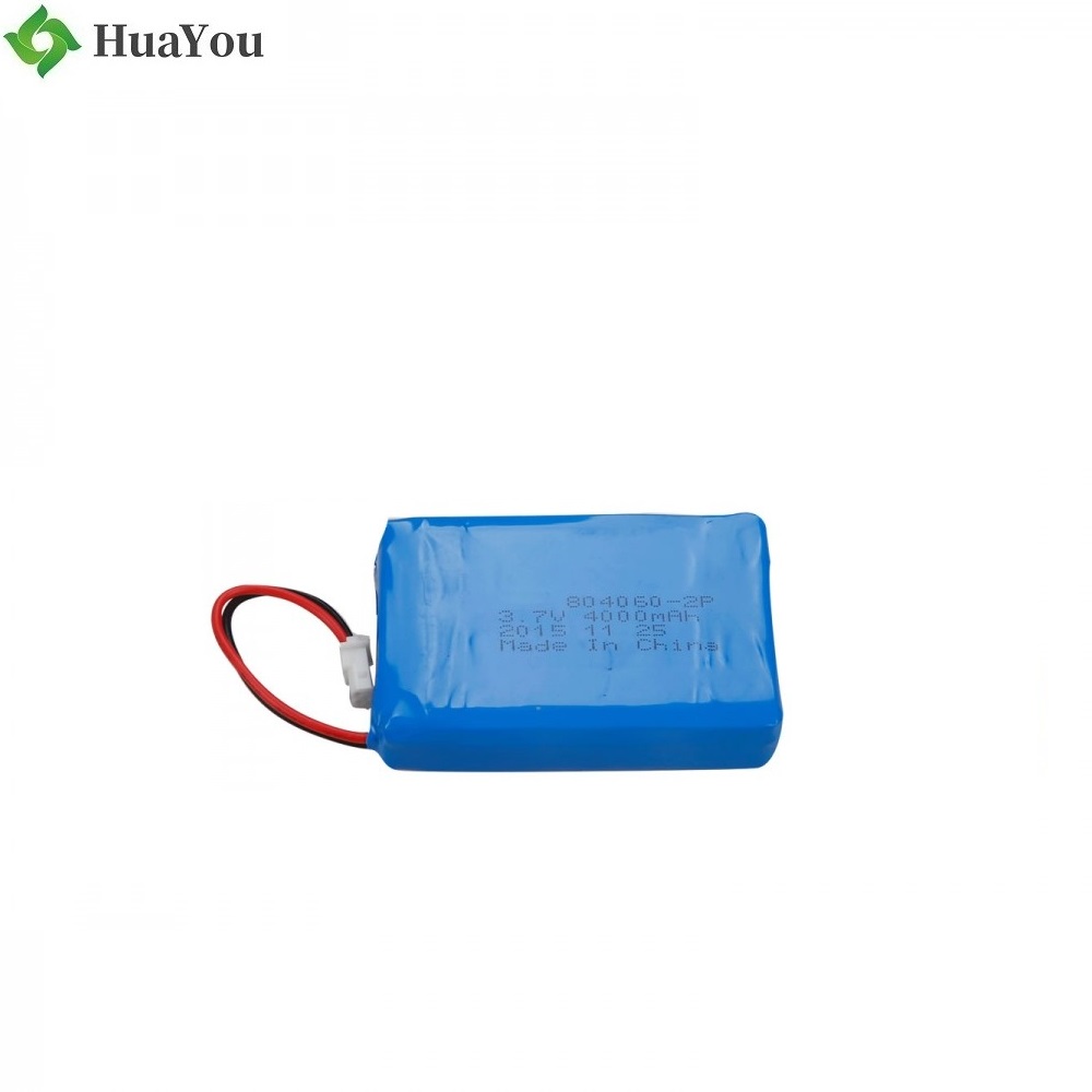 804060 2P 3.7V 4000mAh Rechargeable Lipo Battery Made in China