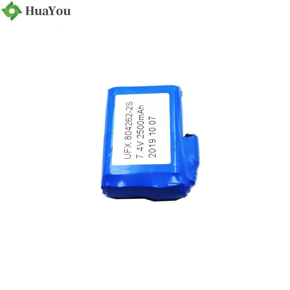 804262-2S 7.4V 2500mAh Lithium Polymer Battery