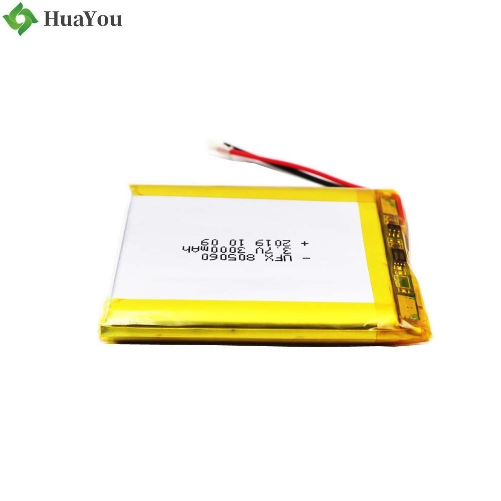 3000mAh 3.7V Li-Polymer Battery