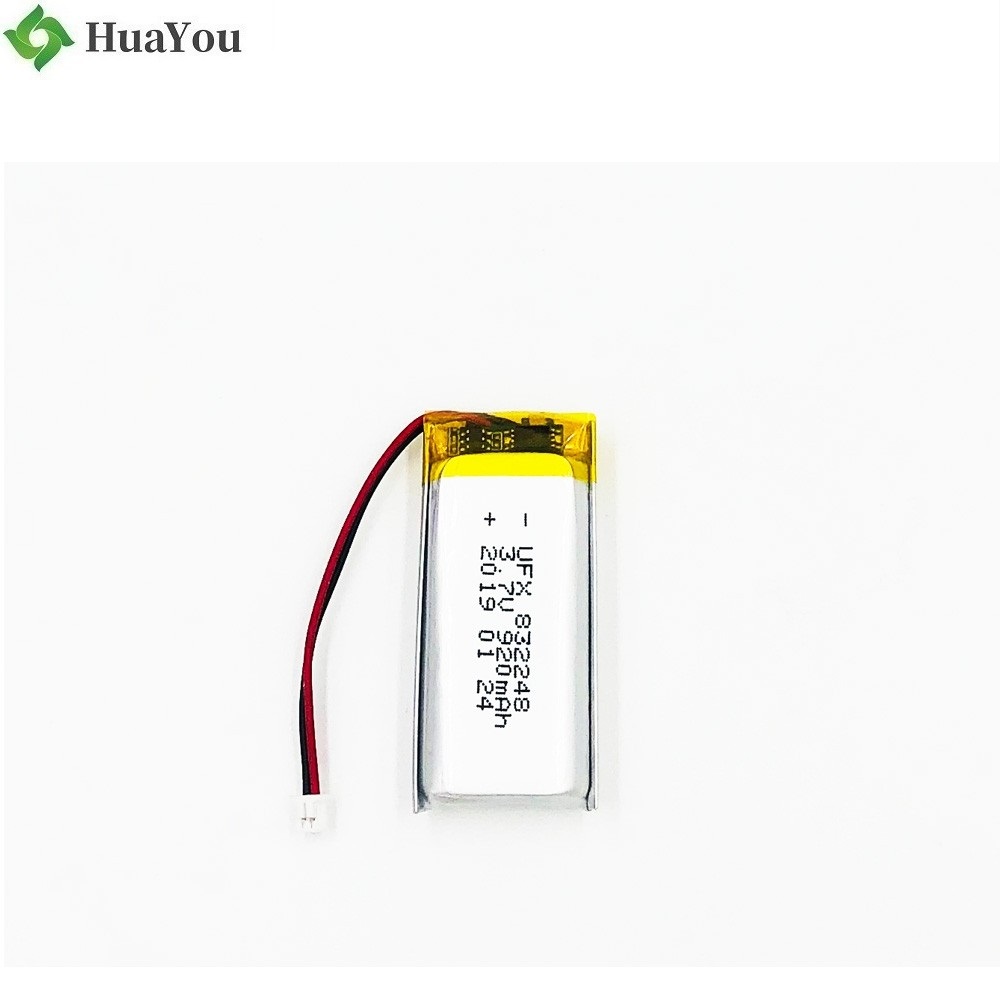 832248 920mAh 3.7V Li-Polymer Battery