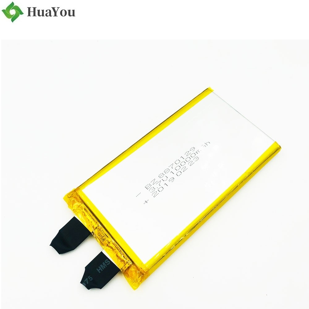 8870129 10000mAh 3.7V High Capacity Lithium Polymer Battery  