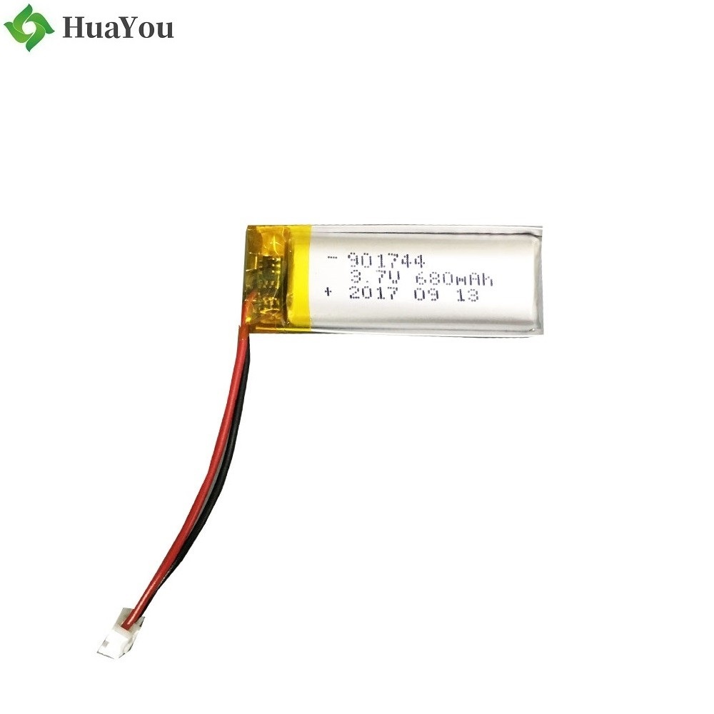 901744 680mAh 3.7V Lipo Battery with KC Certification