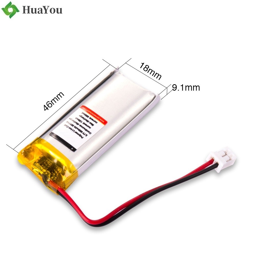 901744 680mAh 3.7V Lipo Battery with KC Certification