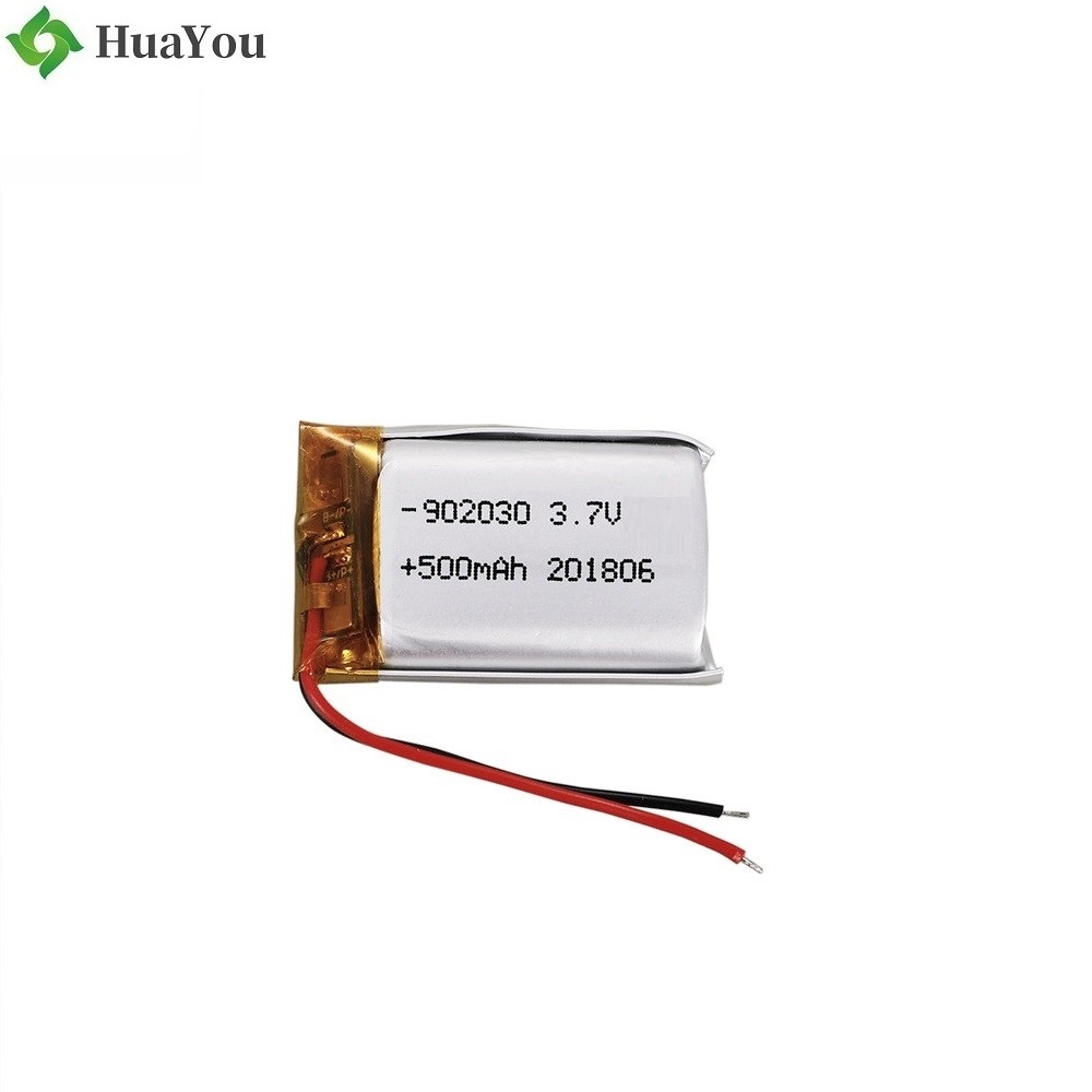 902030 500mAh 3.7V LiPo Battery with UL Certificate