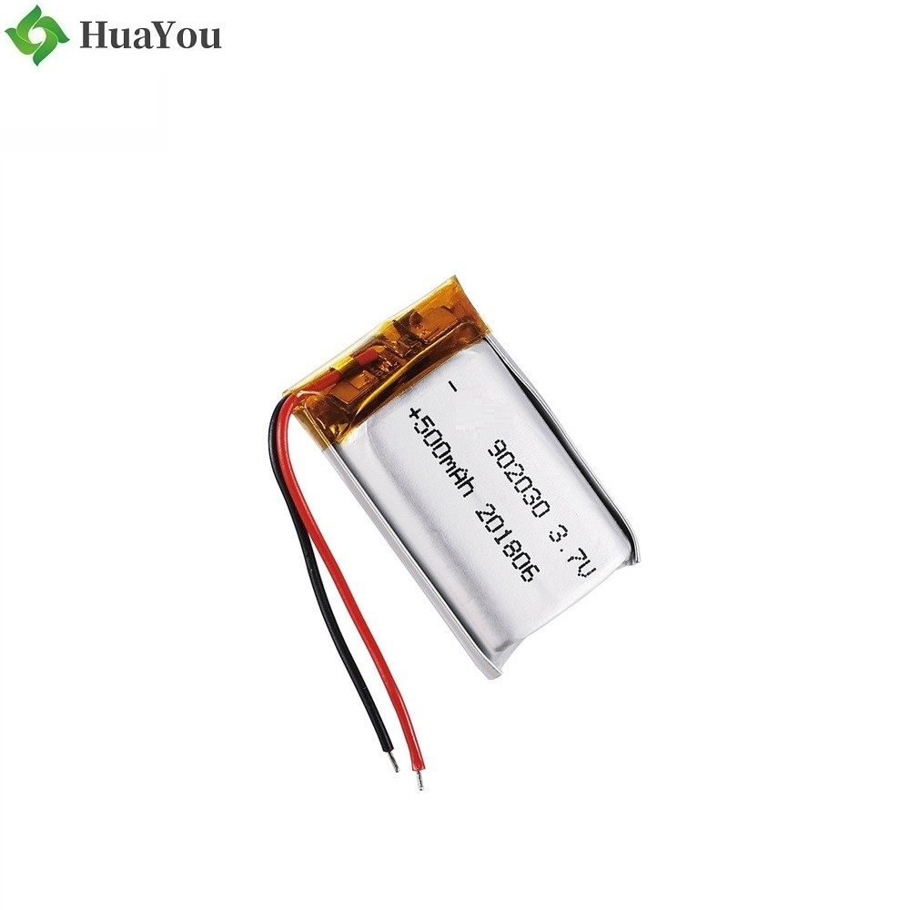 902030 500mAh 3.7V LiPo Battery with UL Certificate