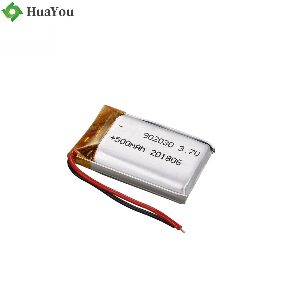 902030 500mAh 3.7V LiPo Battery with UL Certificate