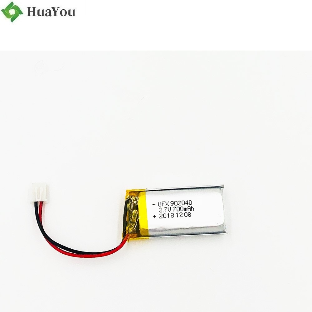 700mAh Li-Polymer Battery With Wire And Plug