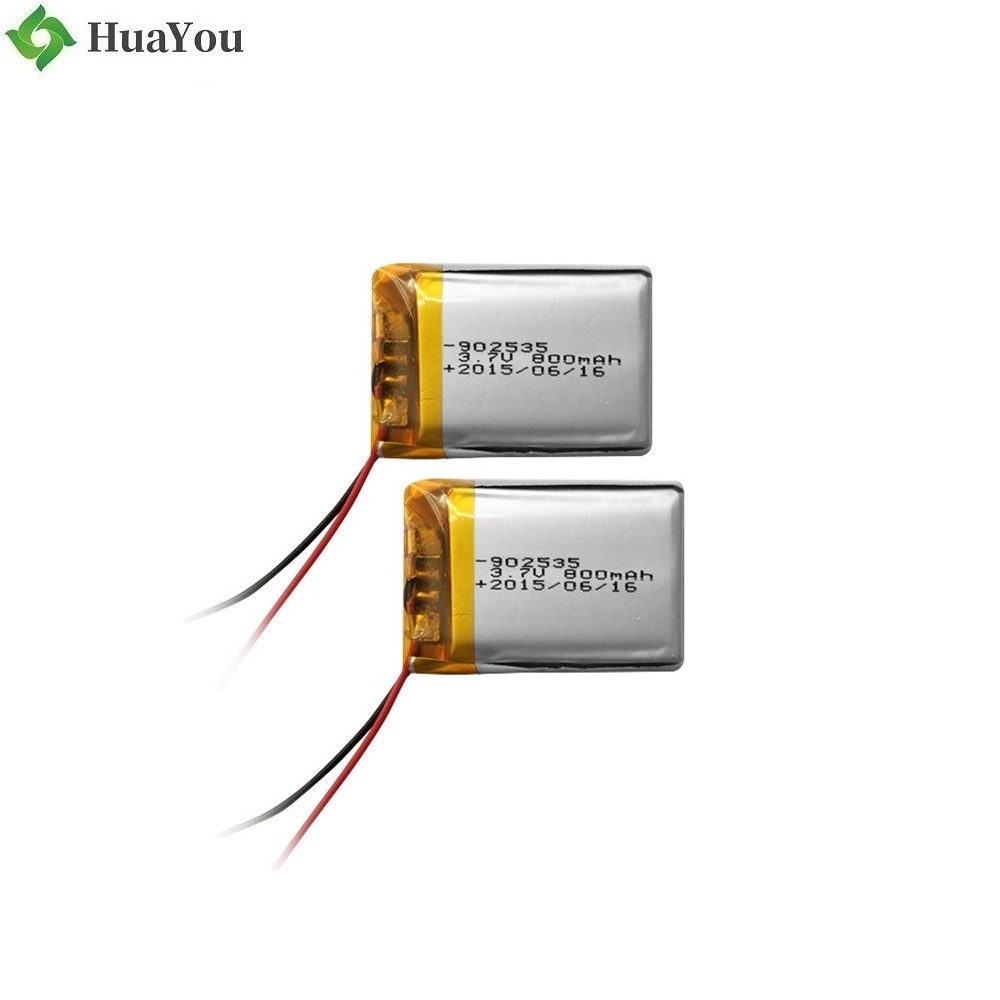 902535 800mAh 3.7V Lipo Battery