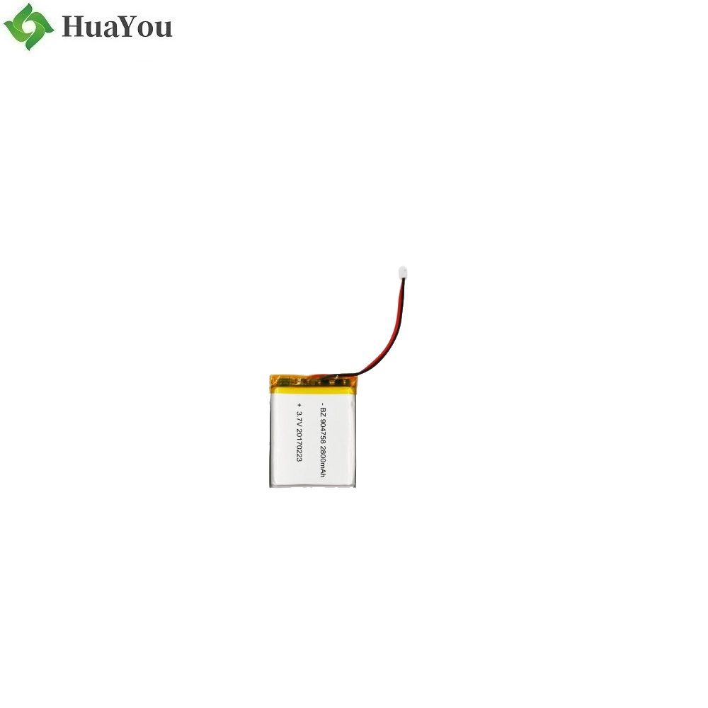 Digital Battery - HY 904758 - 3.7V - 2800mAh - Lithium Ion Battery - Rechargeable