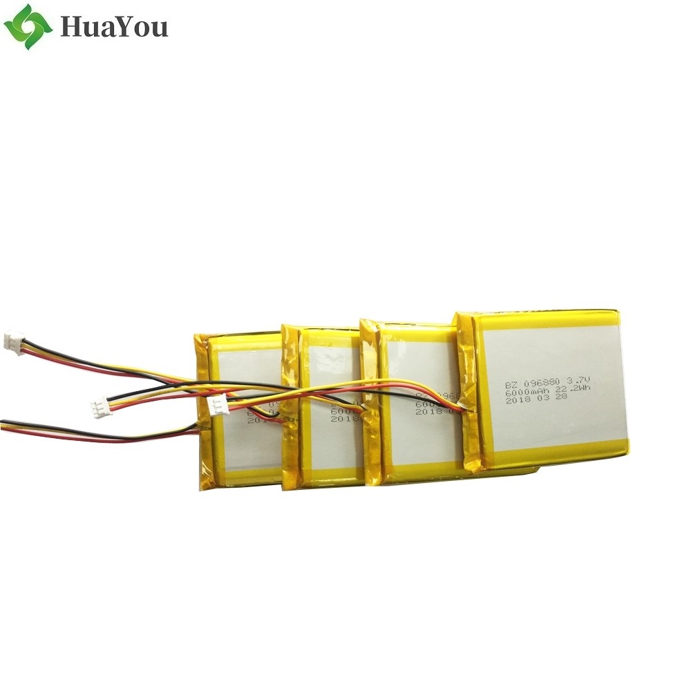 096880 6000mAh 3.7V Li-ion Battery
