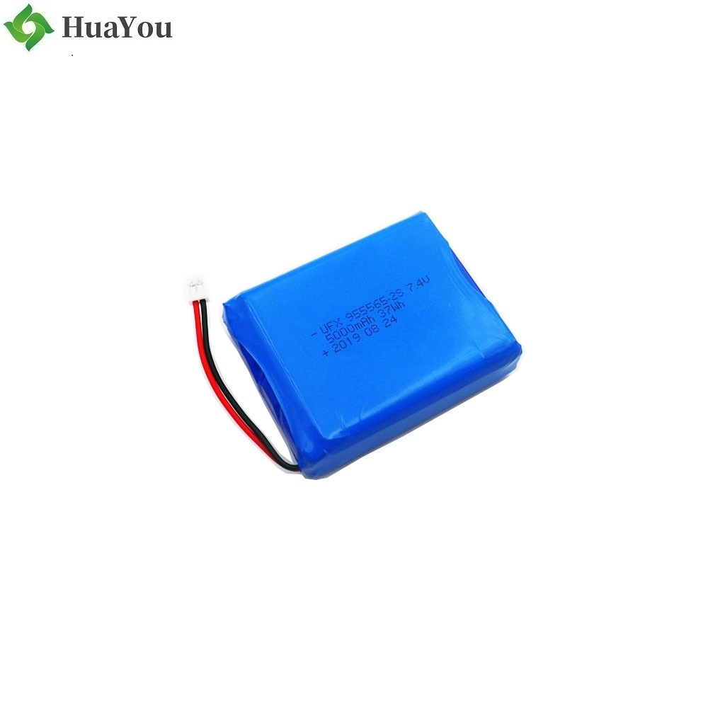 955565-2S 5000mAh 7.4V Li-Polymer Battery