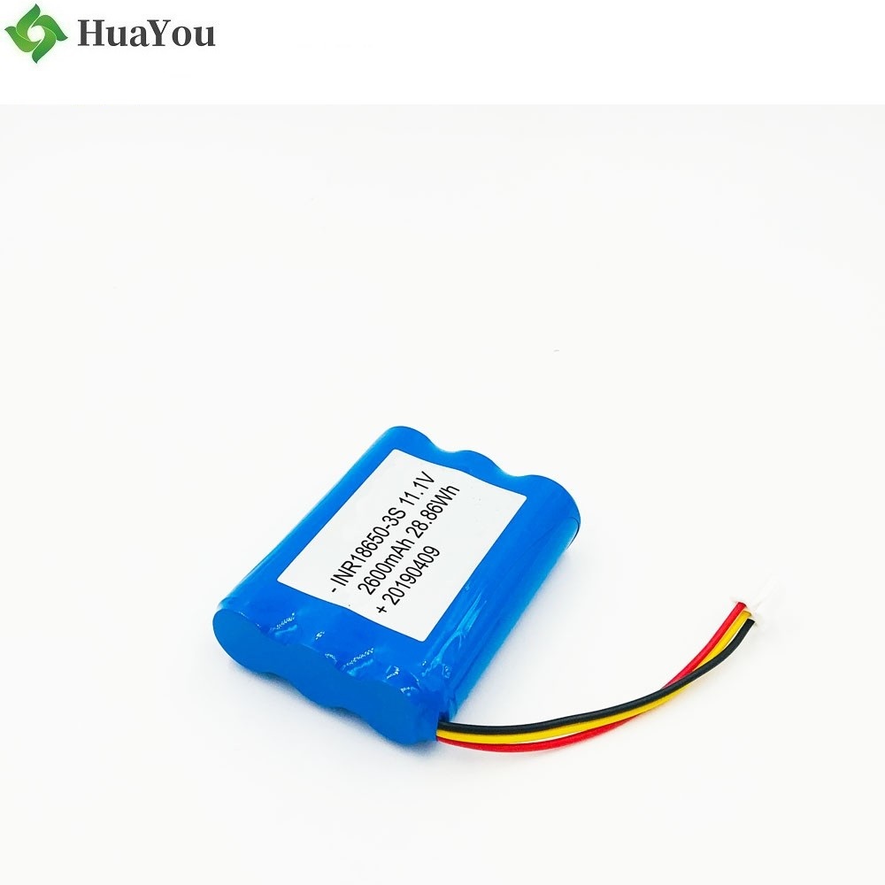 18650 3S 2600mAh 11.1V Rechargeable Li-ion Battery