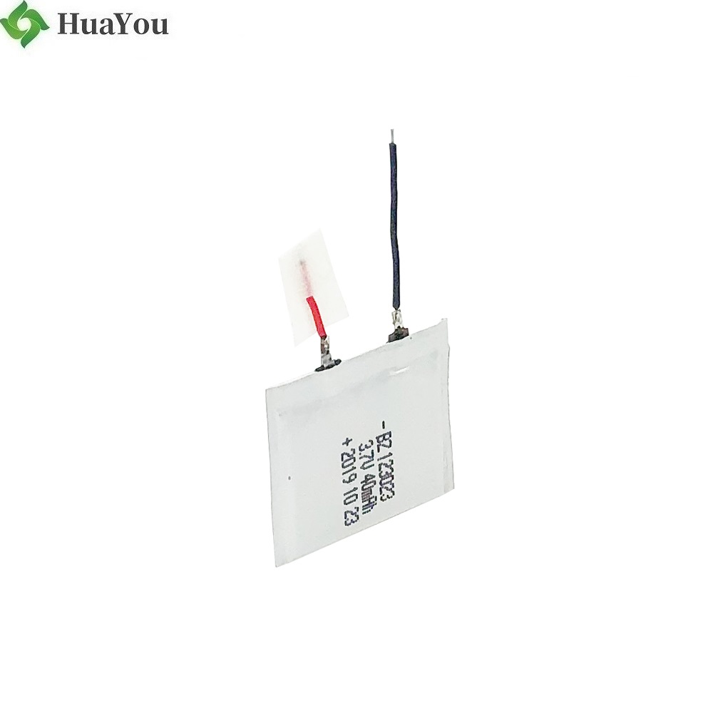 123023 3.7V 40mAh Lithium Batteries