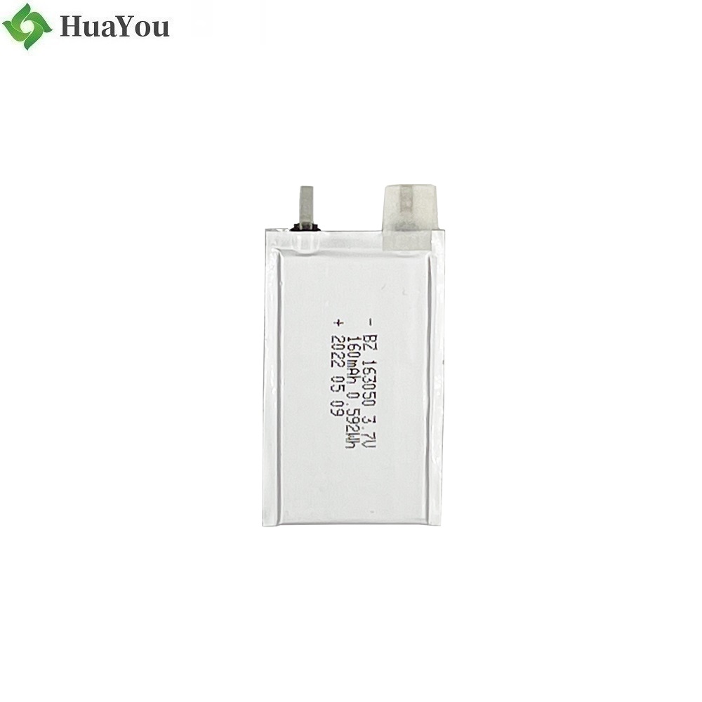 163050 3.7V 160mAh Lipo Battery Cell