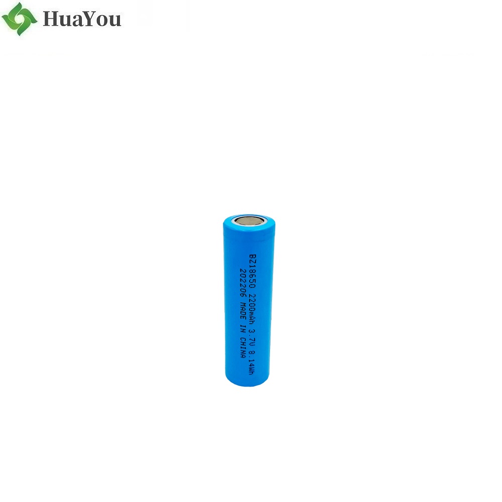 18650 3.7V 2200mAh Cylindrical Battery