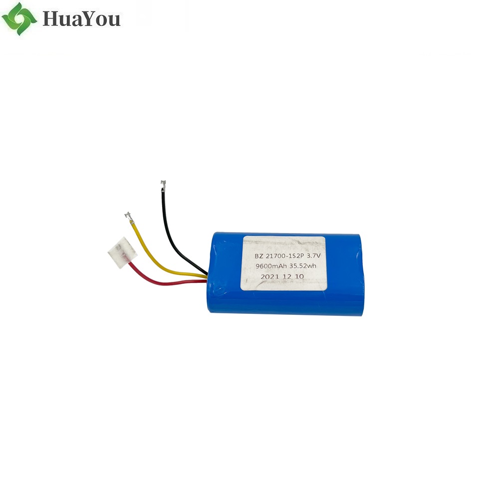 21700-2P 3.7V 9600mAh Cylindrical Battery Pack