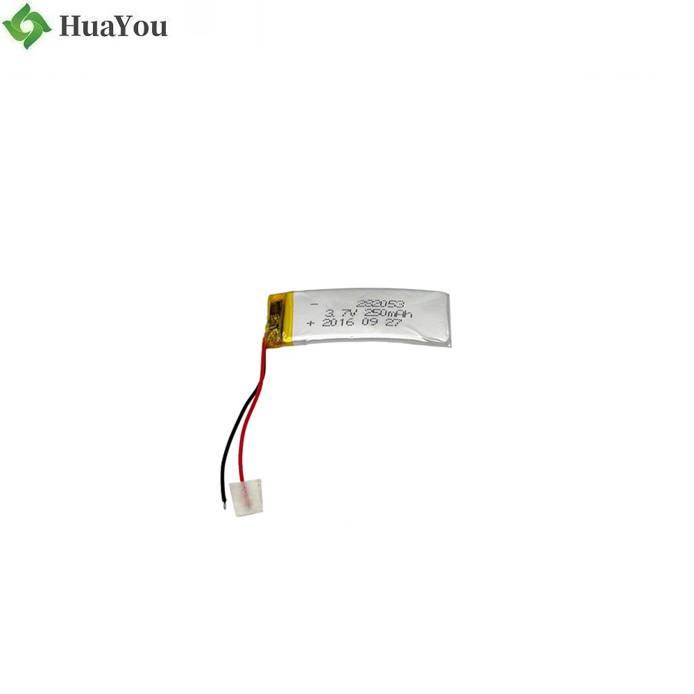 282053 3.7V 250mAh Li-polymer Battery