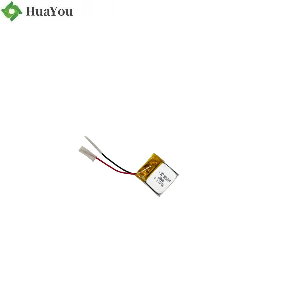 301314 3.7V 20mAh Li-ion Battery 