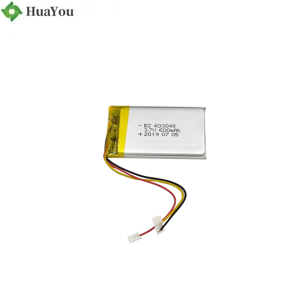 600mAh LED Light Rechargeable Battery