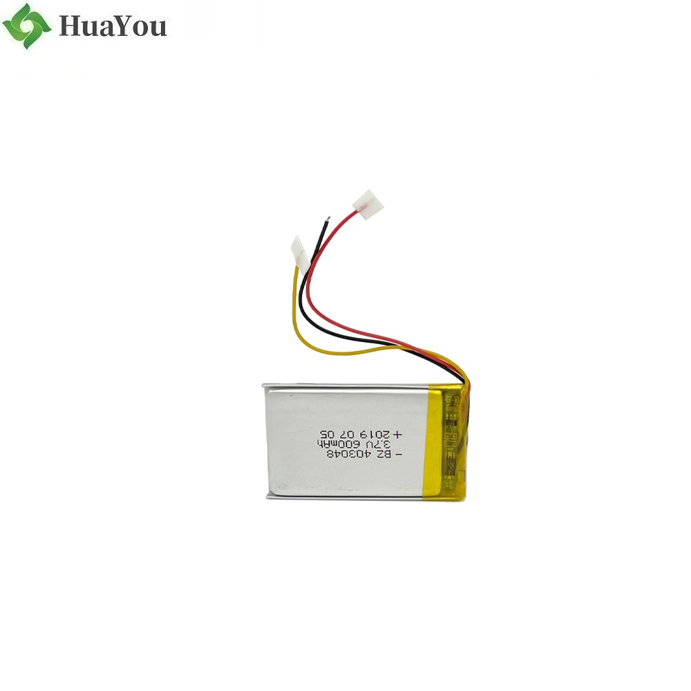 403048 3.7V 600mAh Lipo Battery