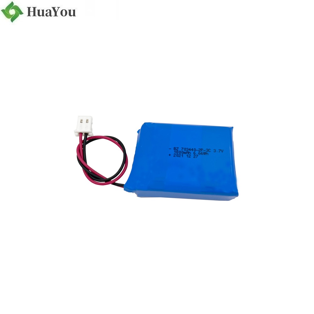 703440-2P 1800mAh AR Glasses Battery