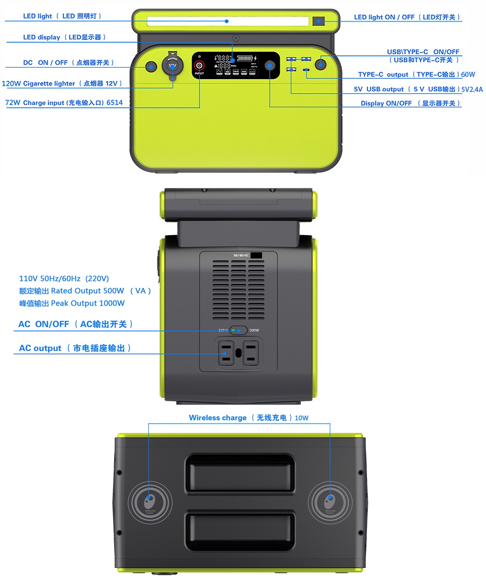 Portable Rechargeable Solar Battery