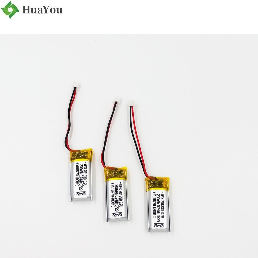 200mAh 3.7V Li-Polymer Battery