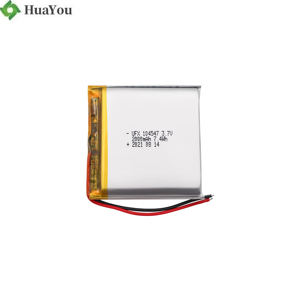 104547 3.7v 2000mAh Li-ion Batteries