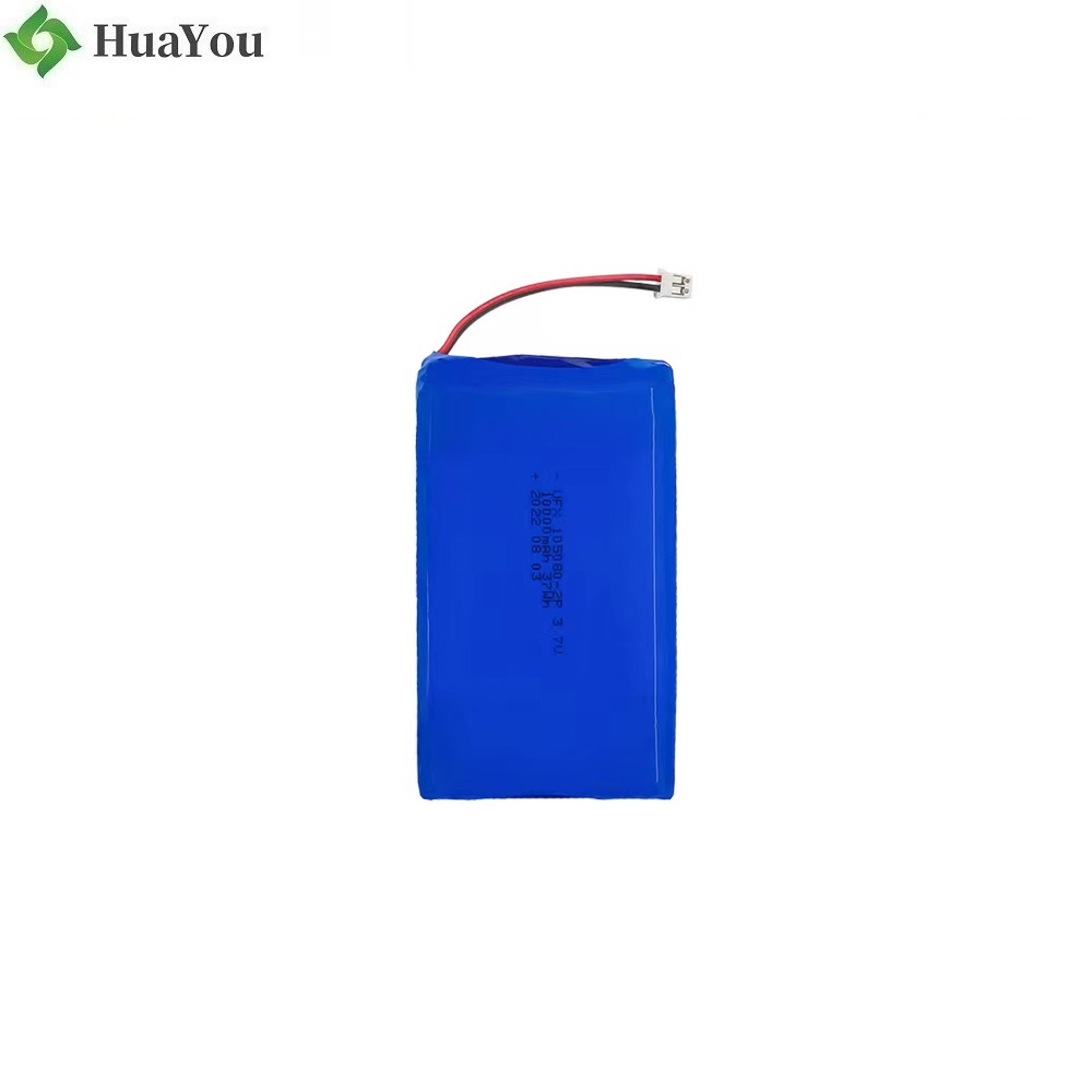 105080-2P 3.7V 10000mAh Li-polymer Battery Pack