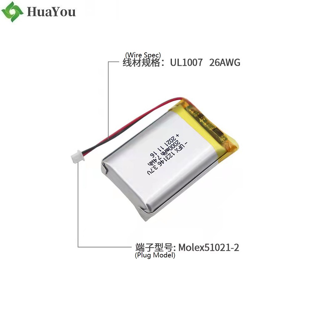 2000mAh Gateway Alarm Battery